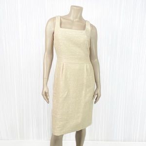 Banana Republic Beige Tweed Sheath Dress